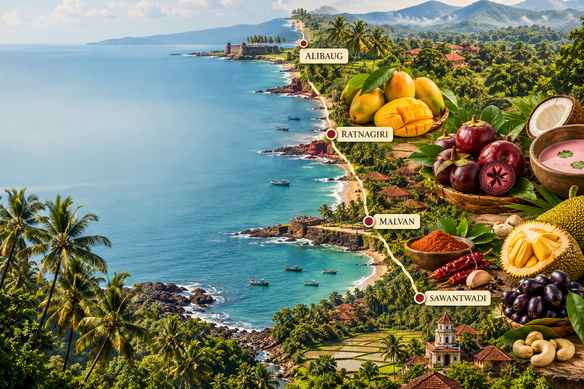 From Alibaug to Sawantwadi: A Culinary Journey Through Konkan, the Treasure of Maharashtra
