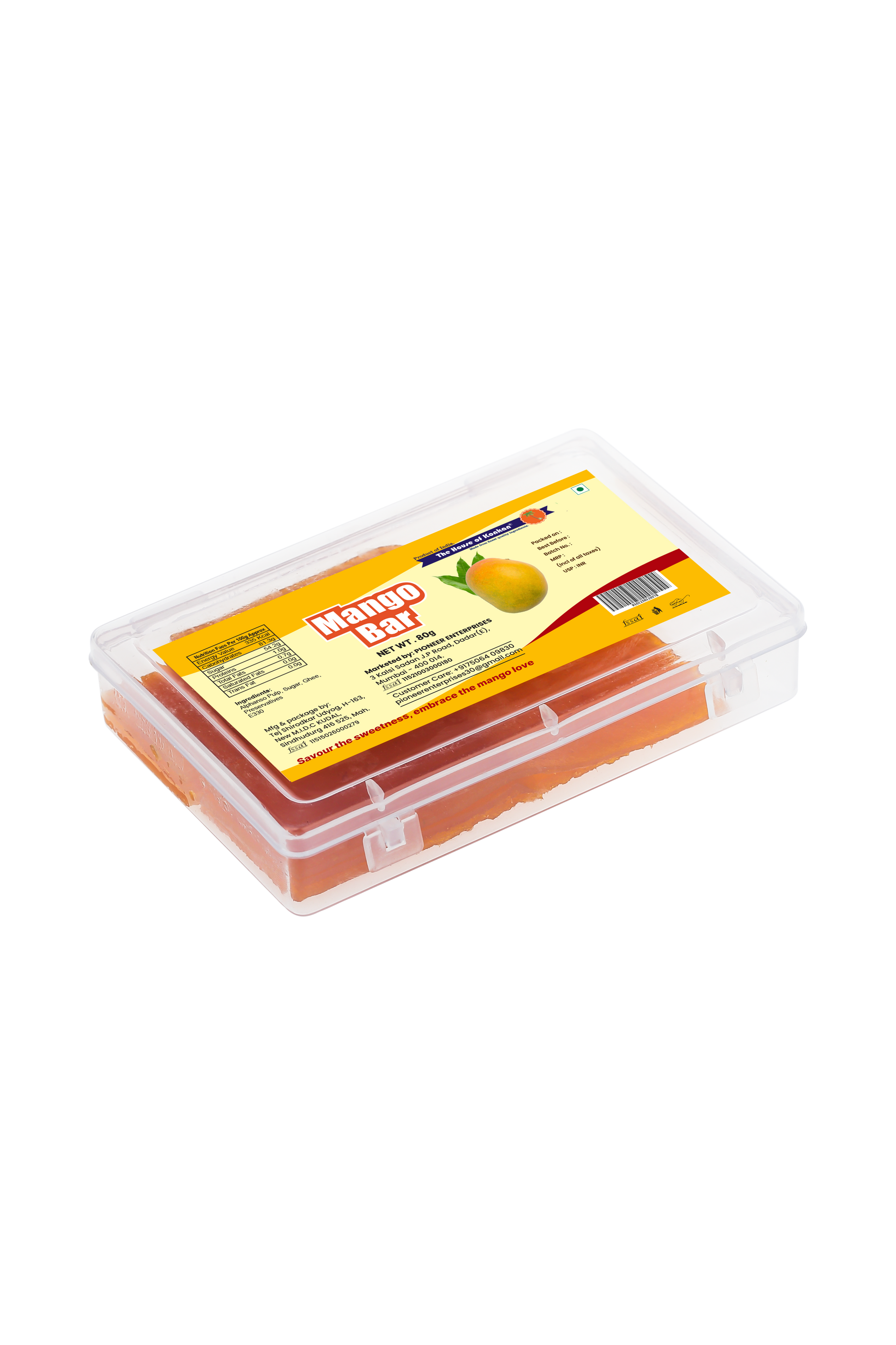 THOK Mango Bar (Amba Poli) 80g - Pack of 2